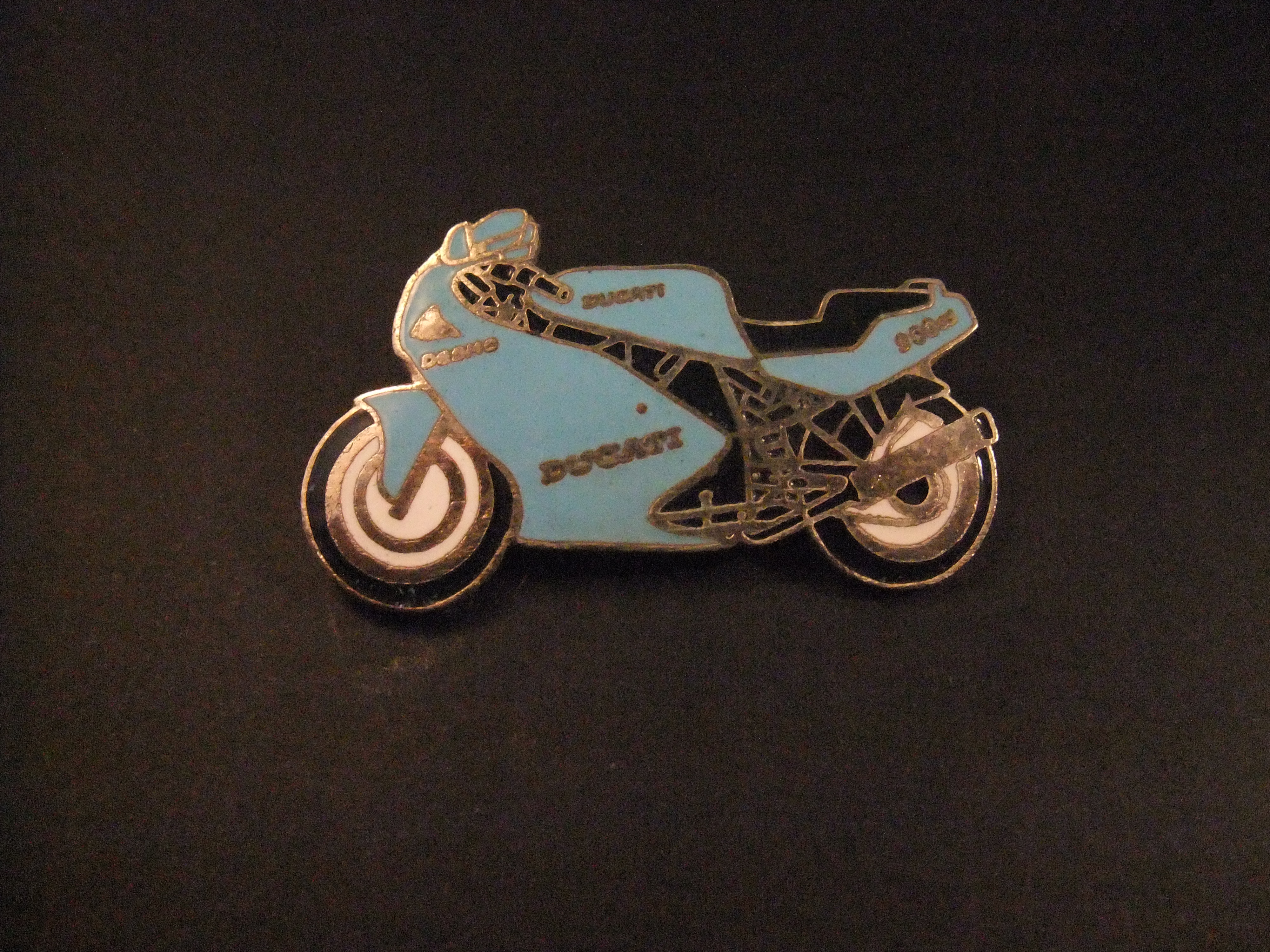 900 Desmo Ducati ( racemotorfiets ) blauw